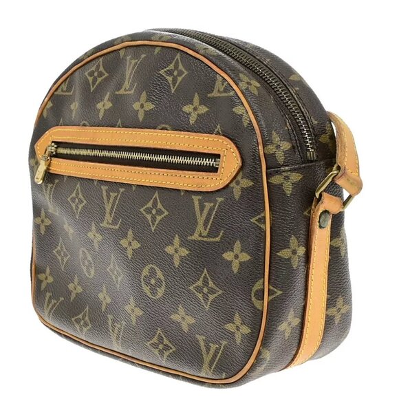 LOUIS VUITTON Senlis Shoulder Bag Monogram Leather Brown France M51222 87ED702 - Picture 11 of 16